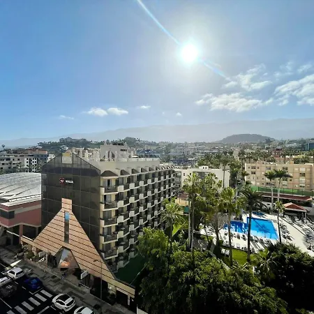 Reformed Studio, Wifi, Rooftop Pool And Ocean View In Puerto De La Cruz Apartment