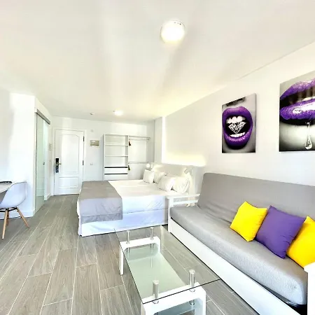 Apartment Reformed Studio, Wifi, Rooftop Pool And Ocean View In Puerto De La Cruz *