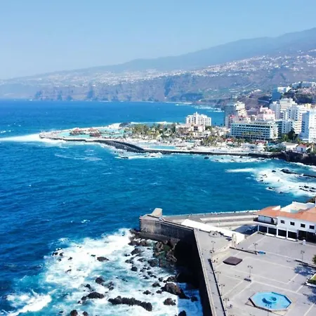 Reformed Studio, Wifi, Rooftop Pool And Ocean View In Puerto De La Cruz Apartment