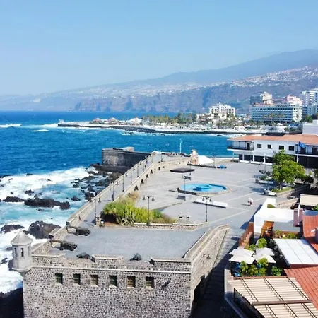 Reformed Studio, Wifi, Rooftop Pool And Ocean View In Puerto De La Cruz *