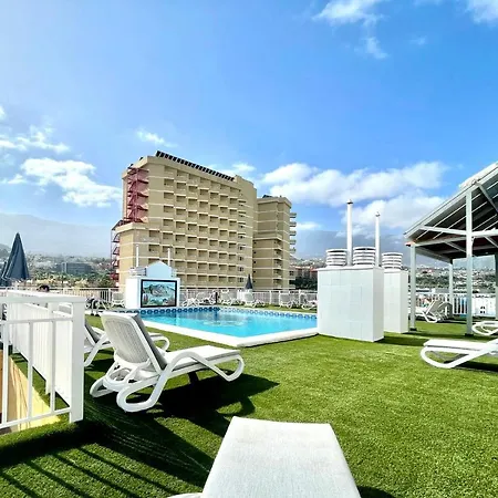 Διαμέρισμα Reformed Studio, Wifi, Rooftop Pool And Ocean View In Puerto De La Cruz