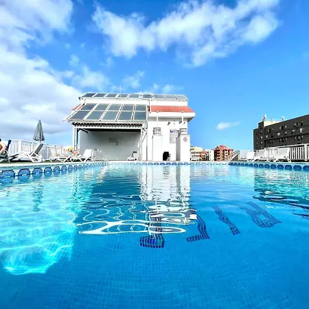 Reformed Studio, Wifi, Rooftop Pool And Ocean View In Puerto De La Cruz Πουέρτο Ντε Λα Κρουζ