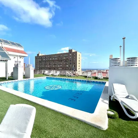 Reformed Studio, Wifi, Rooftop Pool And Ocean View In Puerto De La Cruz Διαμέρισμα *