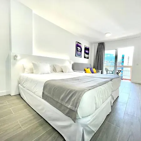 شقة Reformed Studio, Wifi, Rooftop Pool And Ocean View In Puerto De La Cruz