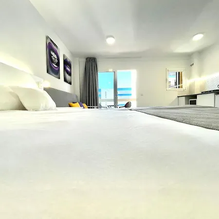 Reformed Studio, Wifi, Rooftop Pool And Ocean View In Puerto De La Cruz *
